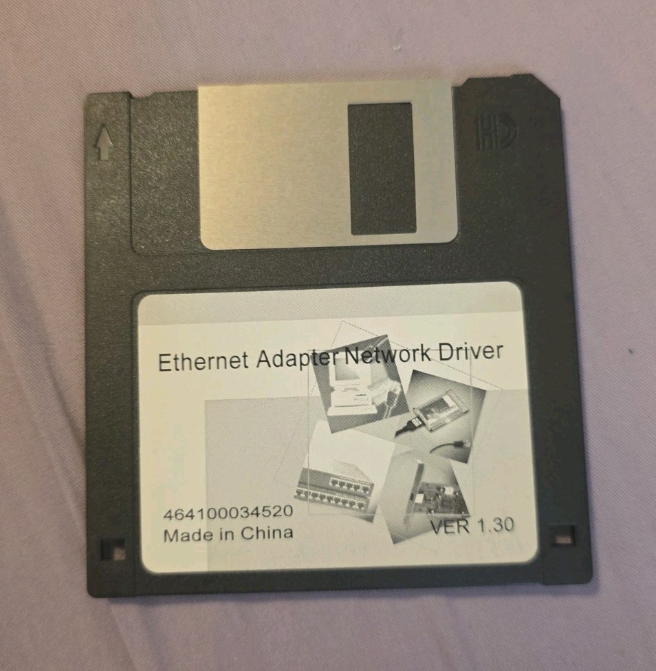 Local Area Network Adaptor 10/100M PCI Driver Diskette 3.5″ Floppy Ver 1.30