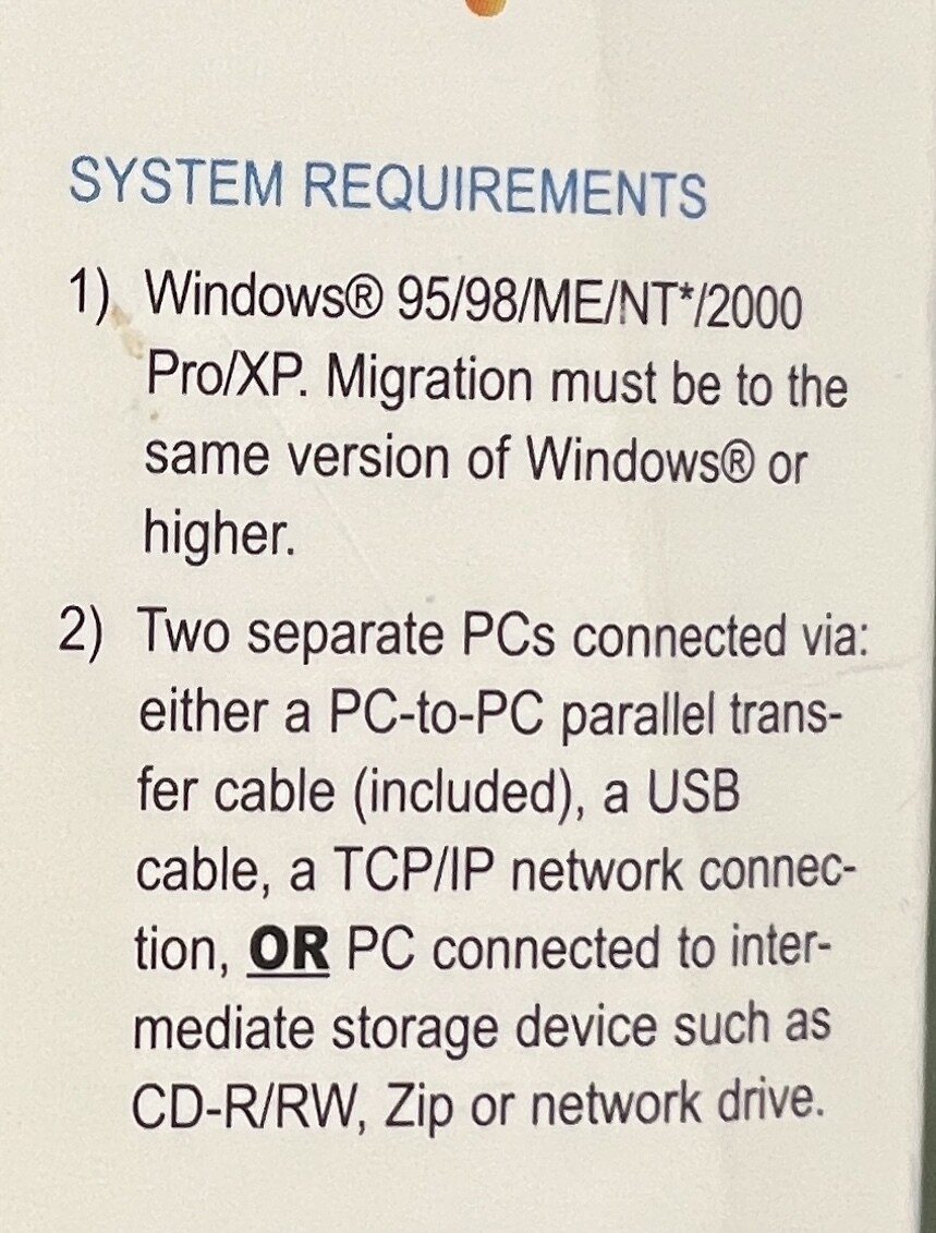 PC Relocator 4.0 [Windows 95/98/ME/NT/2000 Pro/XP, CD-ROM, 712692956274]