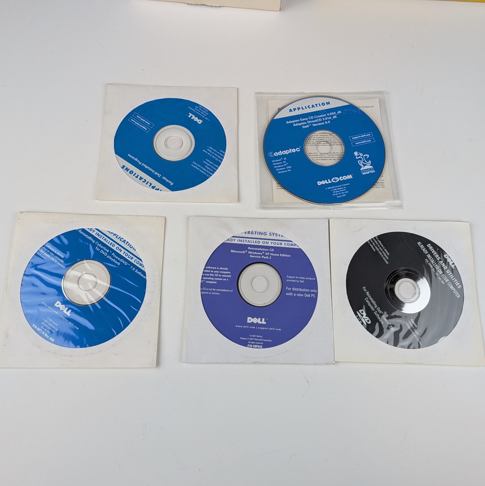 DELL Vostro 200 Restore CDs with Windows XP and Office2000 – NO KEY