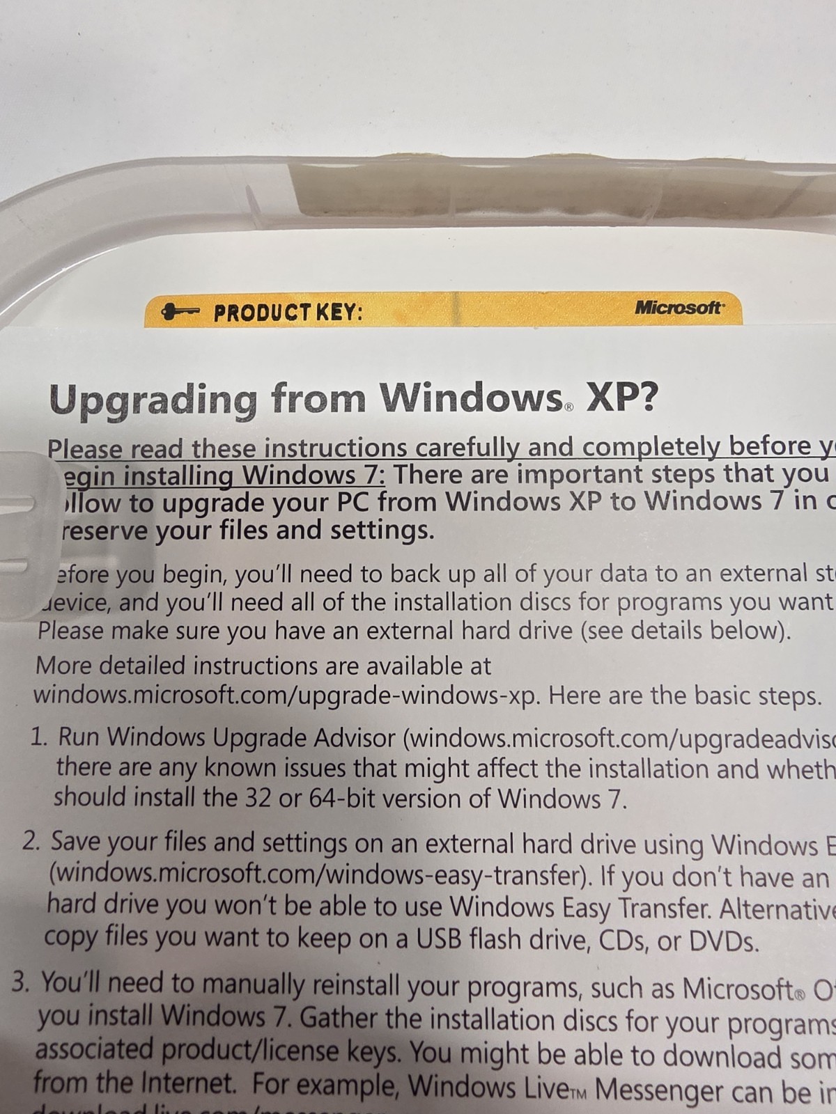 Microsoft Windows 7 Home Premium Upgrade 32 & 64 Bit MS WIN PRO And Key