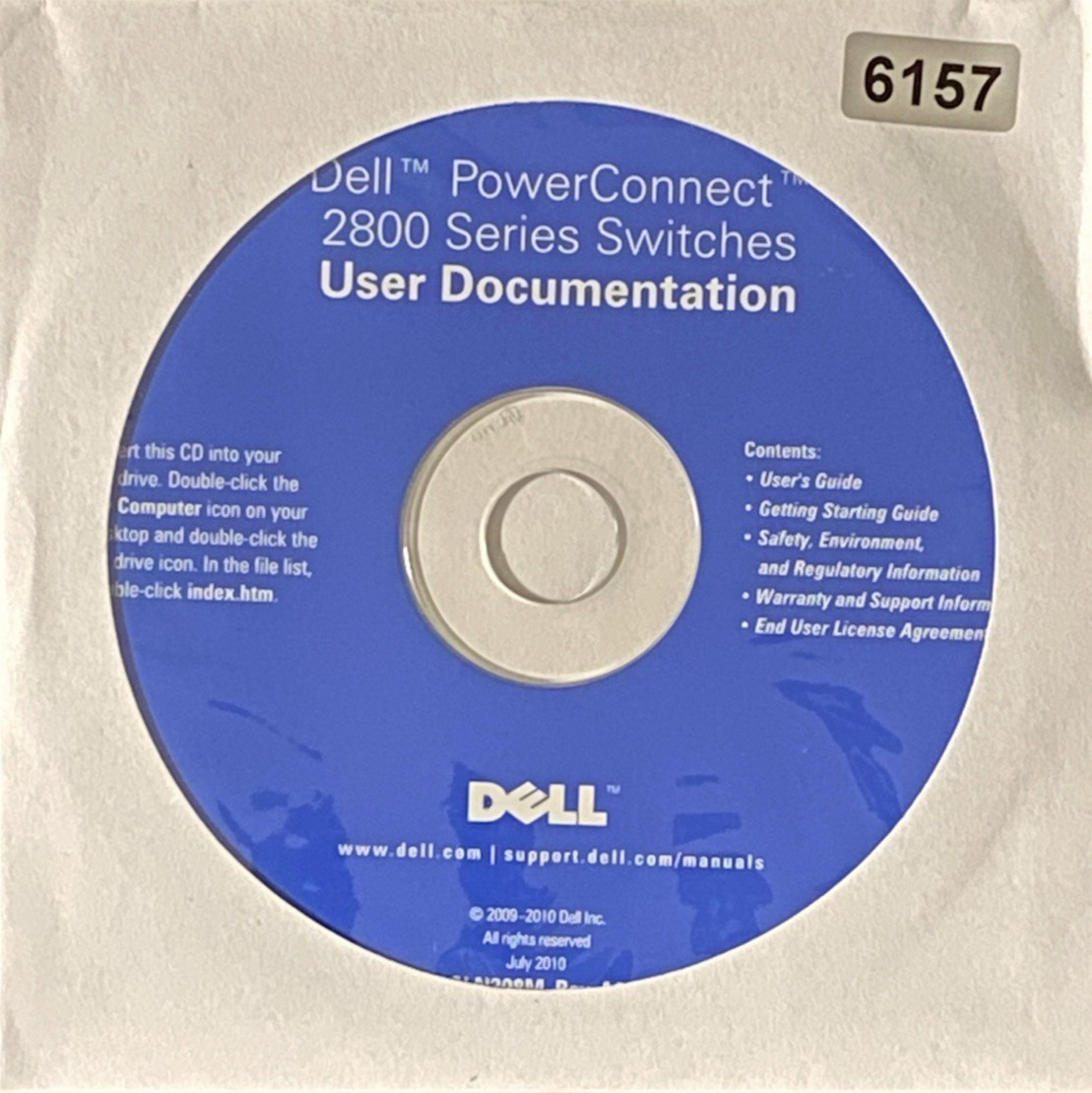 Dell PowerConnect 2800 Series Switches User Documentation – CD