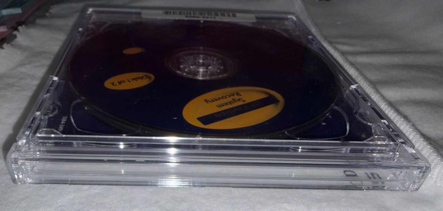 HP Pavilion Recovery 2 Set Disks Vintage 1999 NEW Sealed