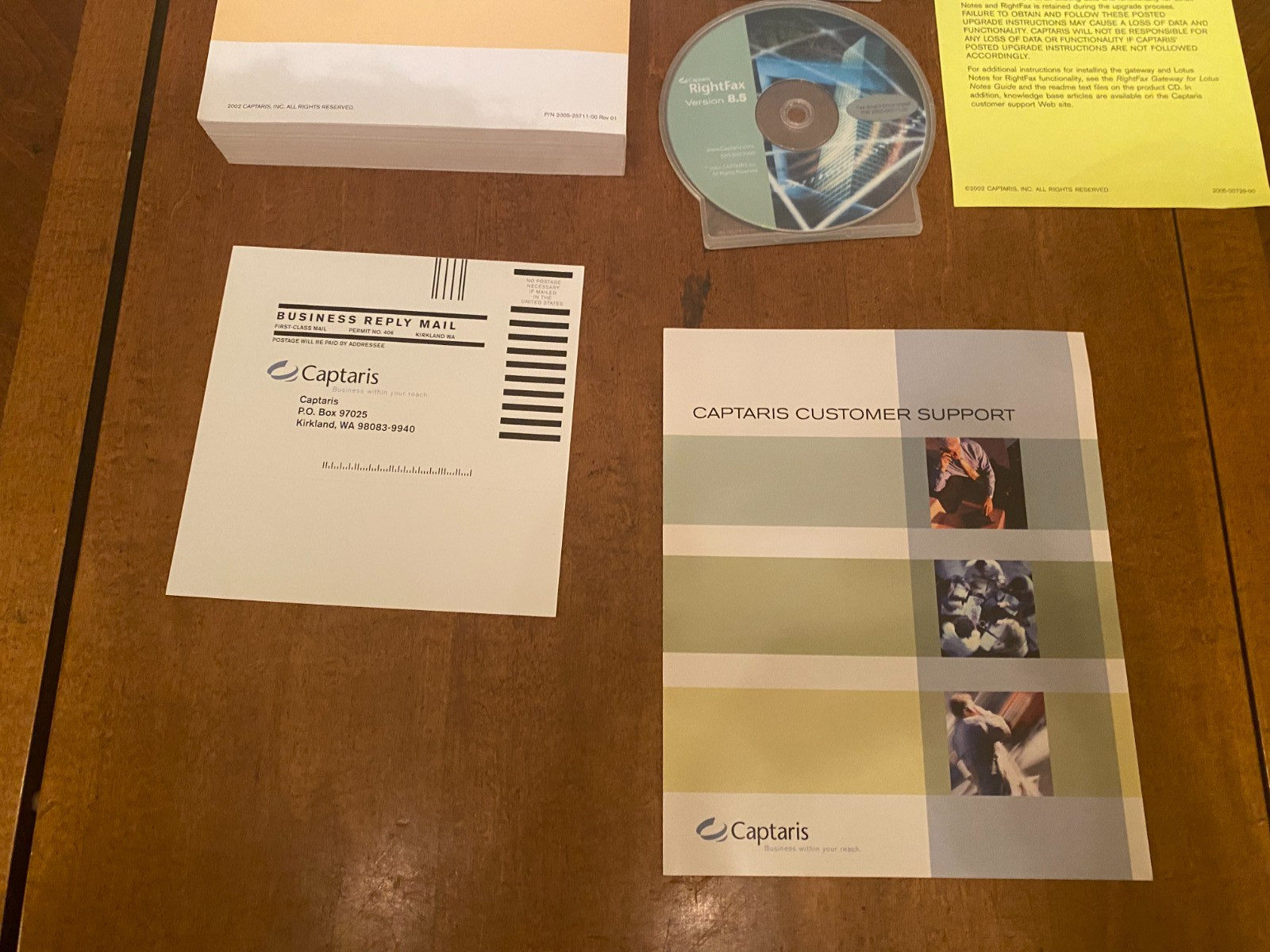 Captaris RightFax 8.5 Business Server Software CD Set Manuals Complete Bundle