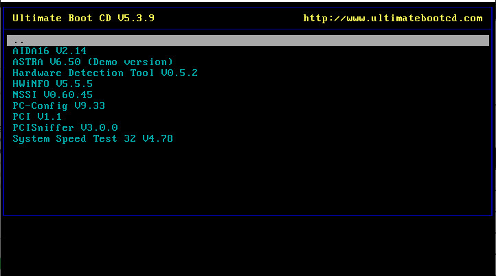 Ultimate Boot CD (UBCD) Latest Version – PC Diagnostic & Repair Tools – 32/64BIT