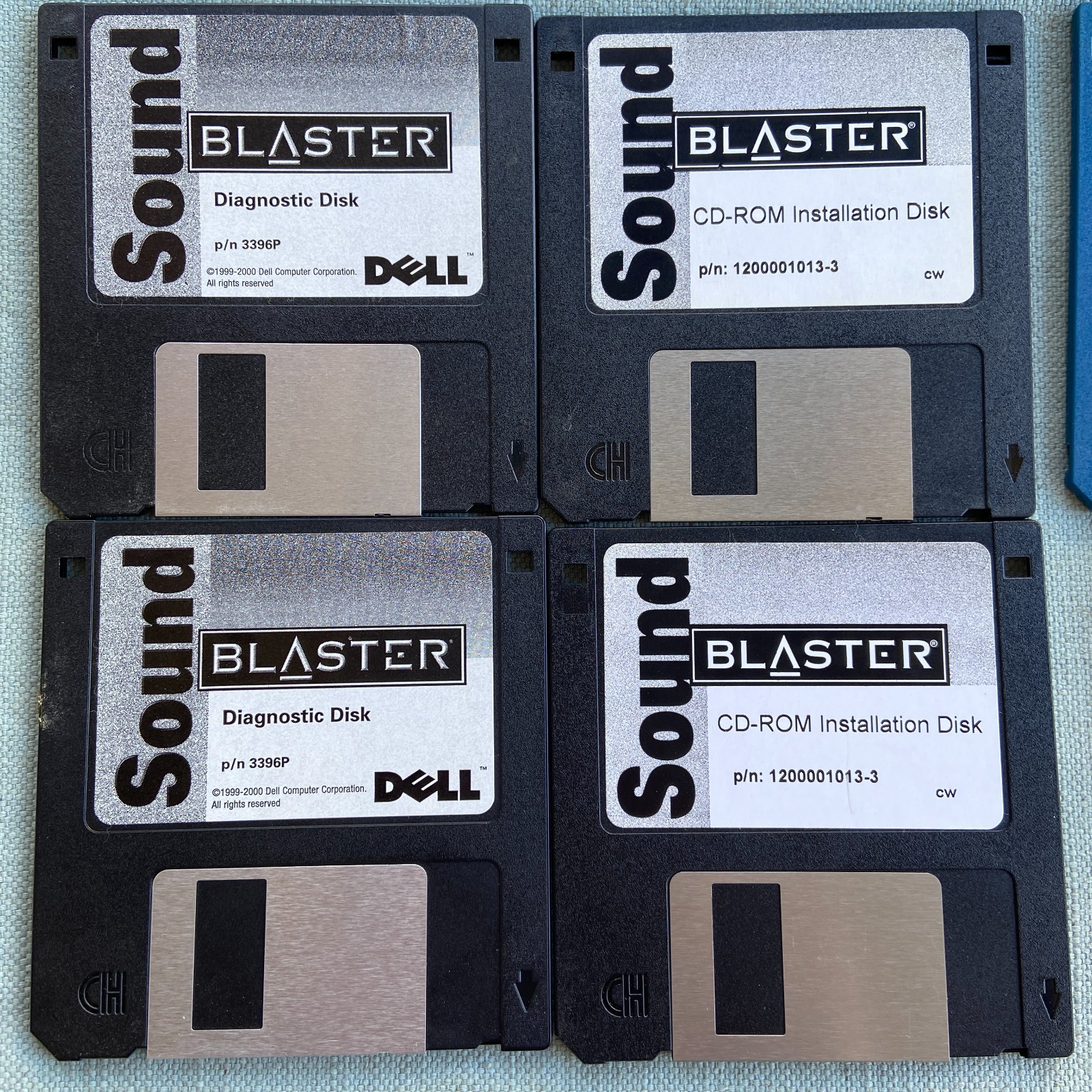 Vintage Computer Drivers Lot Audio Sound Blaster Install Diagnostics Book 3.5” F