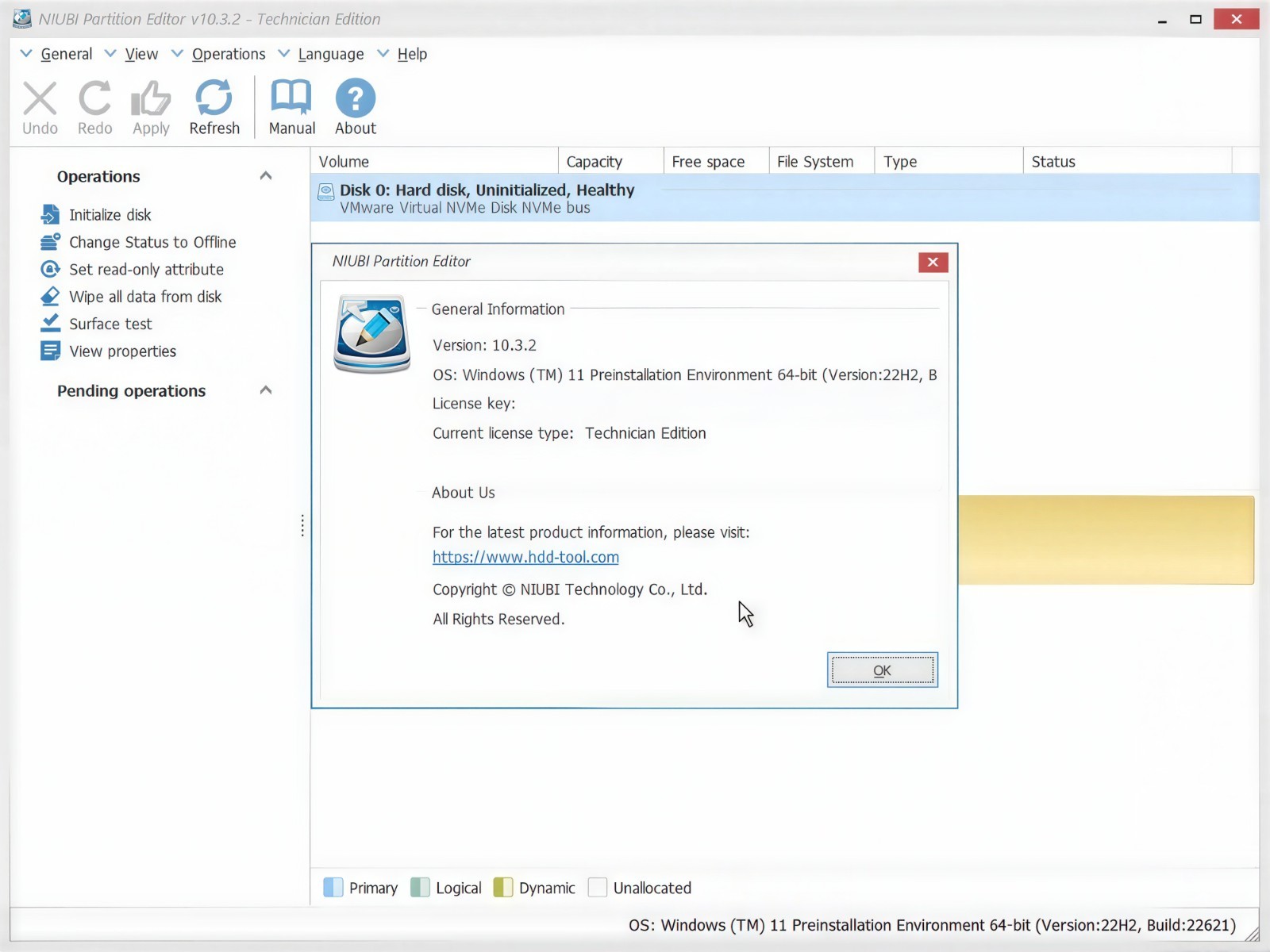 NIUBI Partition Editor Technician Edition Bootable DVD/USB