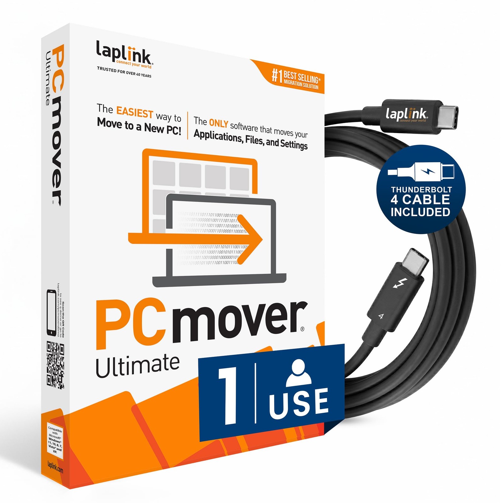 Laplink PCmover Ultimate 11 – Easy Migration of your Applications, White