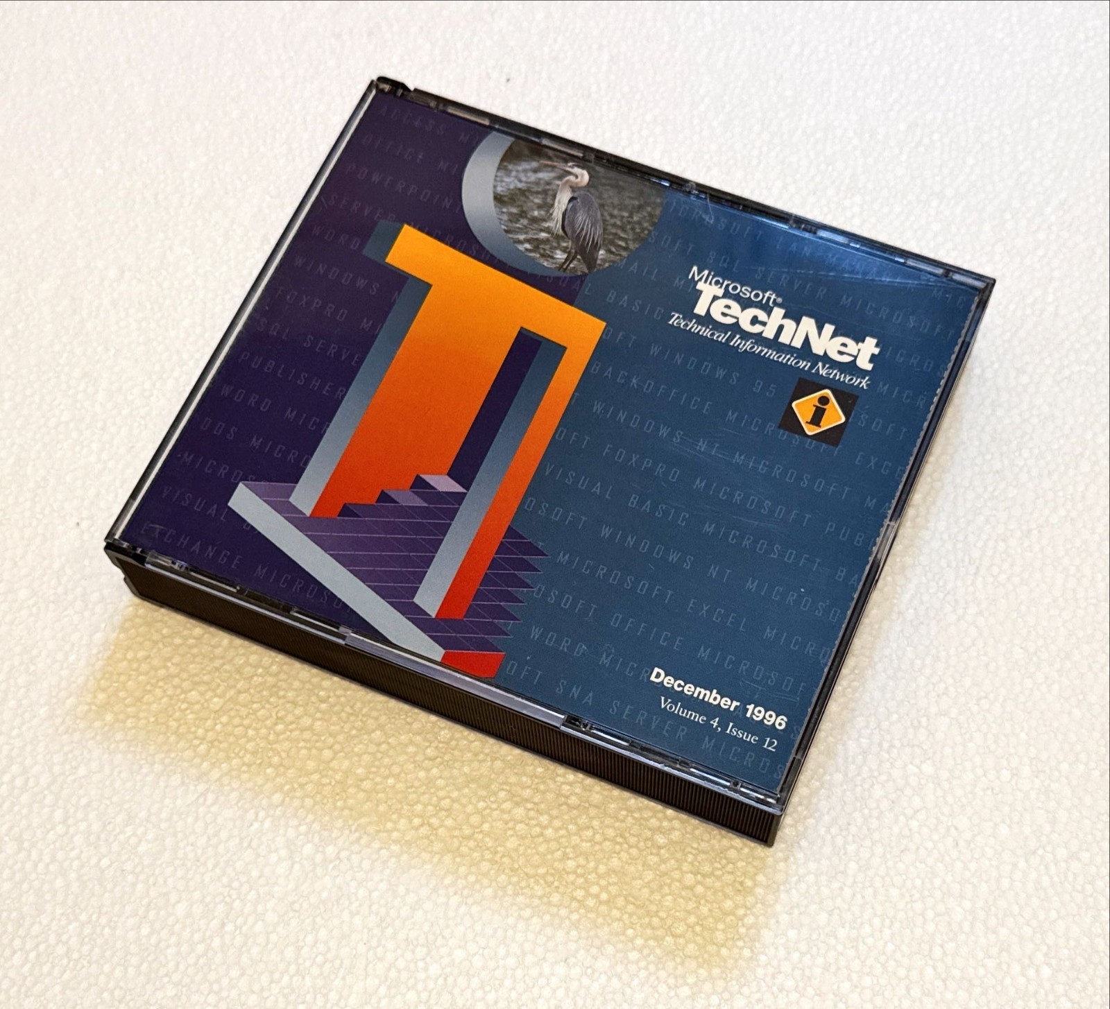 Microsoft TechNet December 1996 Volume 4, Issue 12, 3-CD Set – Excellent