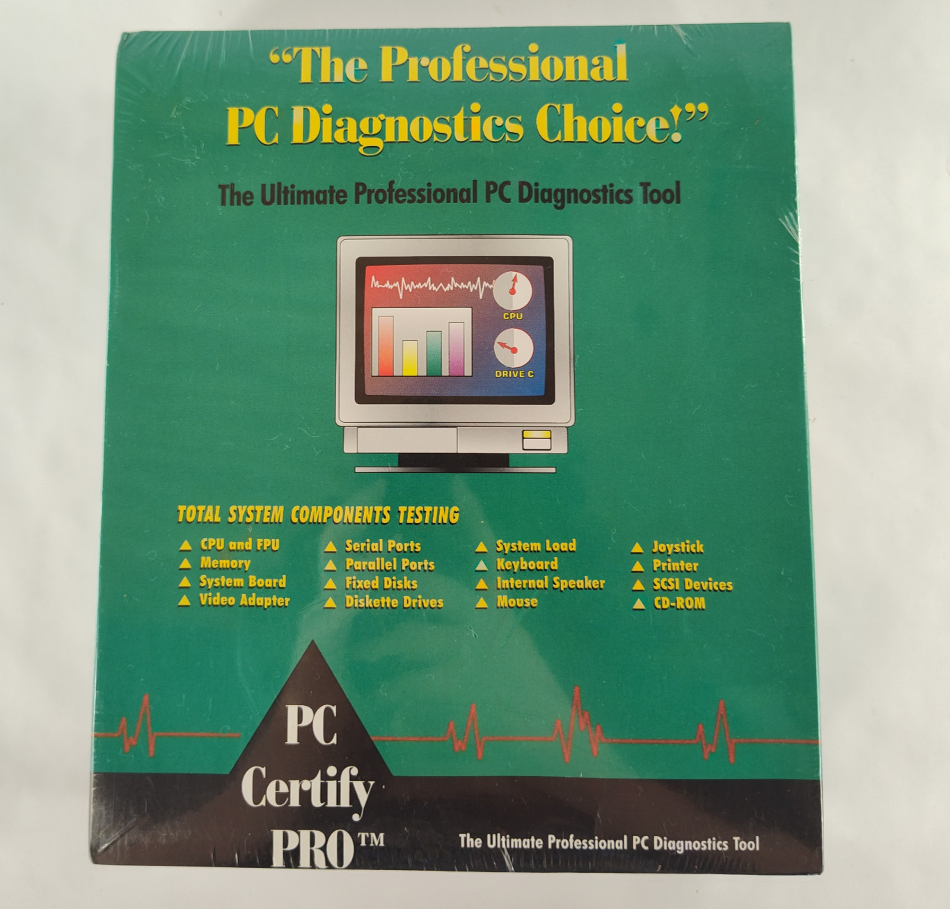 PC Certify Pro Diagnostics Tool – Rare Vintage Computer Program SEALED AND NEW
