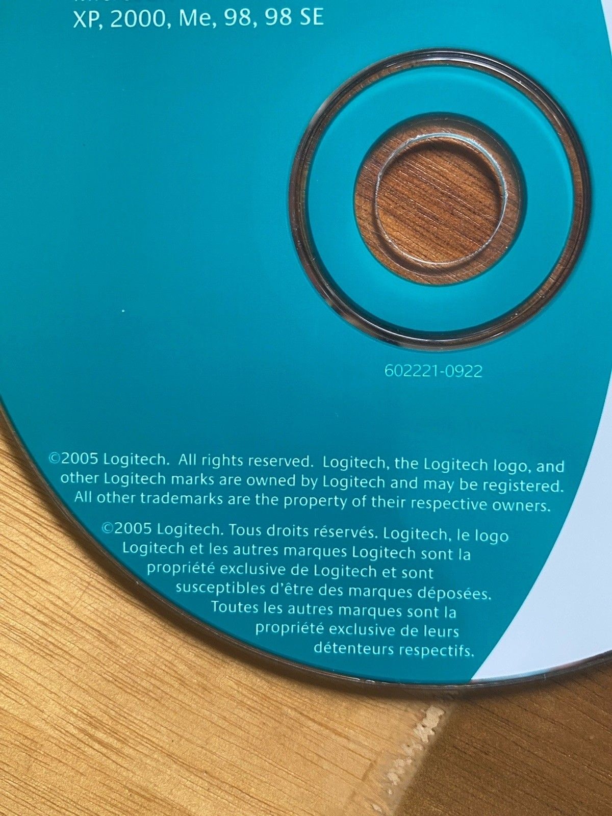LOGITECH SetPoint 2.4a for Windows XP, 2000, ME, 98, 98 SE CD-ROM Disc