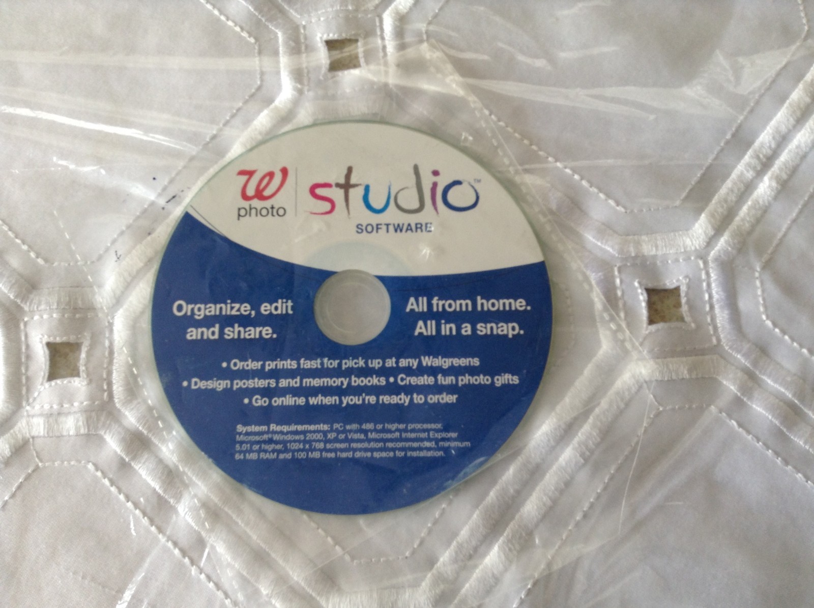 W PHOTO STUDIO Software Windows CD, Organize, Edit & Share, all from Home