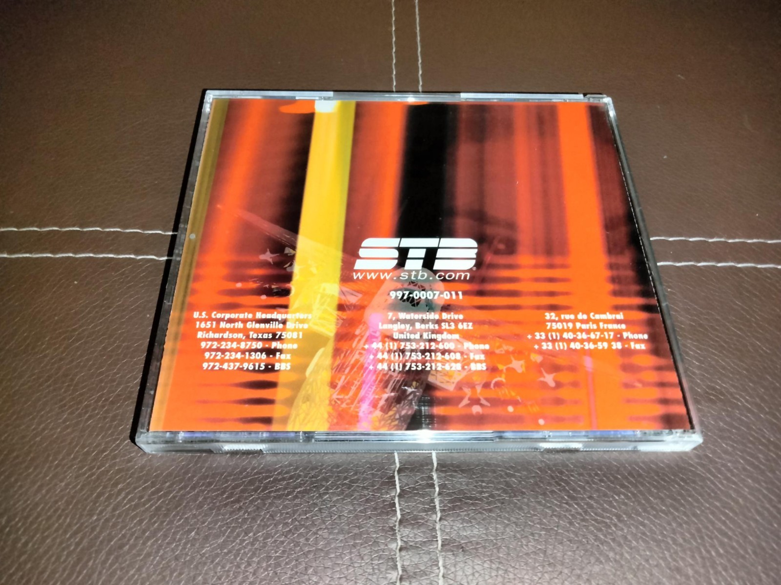 STB VELOCITY 4400 DRIVER CD – RIVA TNT – VER 1.0 – WIN95/98/NT – MINT CONDITION!