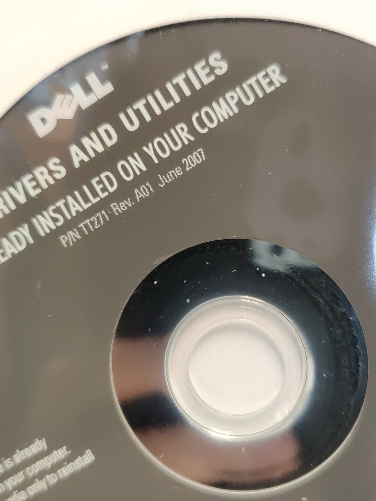 Dell Drivers and Utilities (Already Installed) Software Disc – 6/2007 Sealed