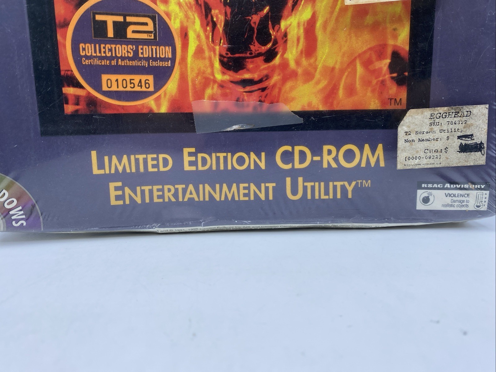 Terminator 2 T2 Limited Edition CD-ROM Entertainment Utility for Windows SEALED