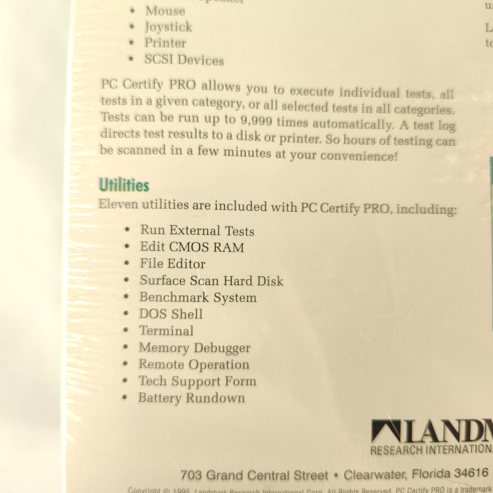 PC Certify Pro Diagnostics Tool – Rare Vintage Computer Program SEALED AND NEW
