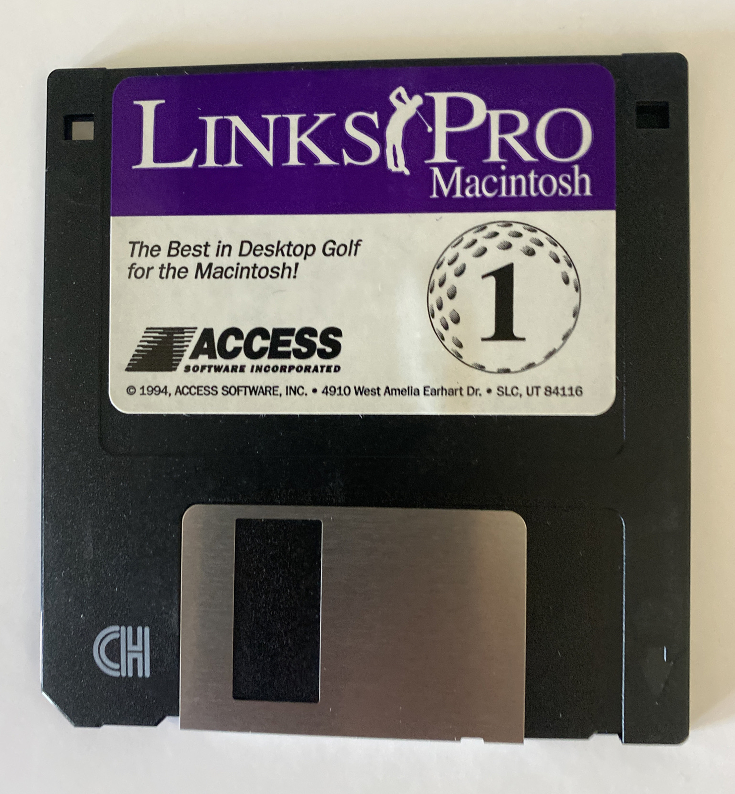Links Pro Macintosh CD-Rom by ACCESS Software Inc 1994 Set of 3 CD’s Vintage