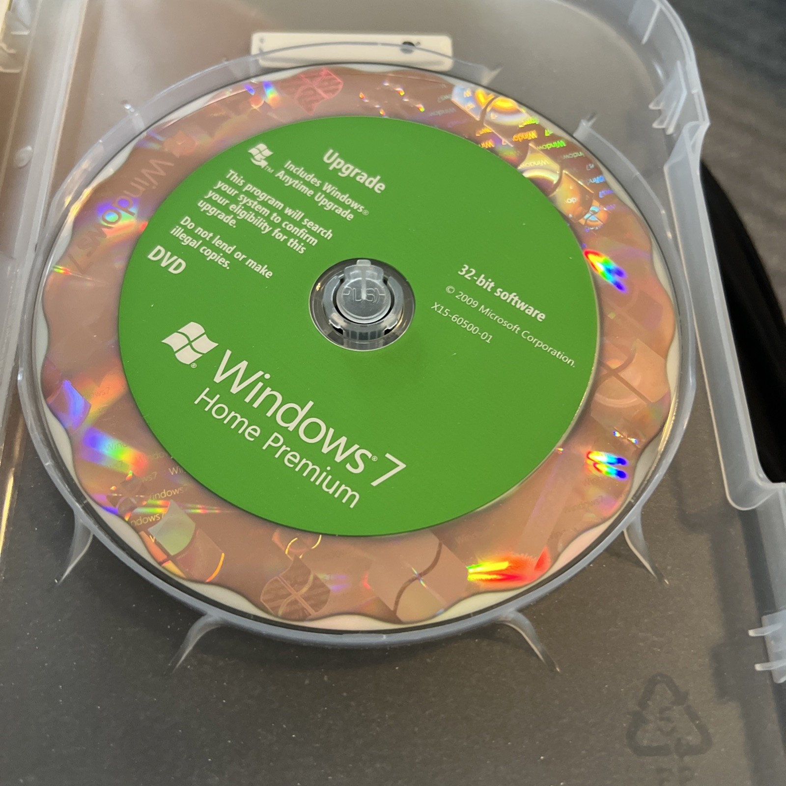 Microsoft Windows 7 Home Premium Upgrade 32 Bit & 64 Bit DVDs Complete w/ Key
