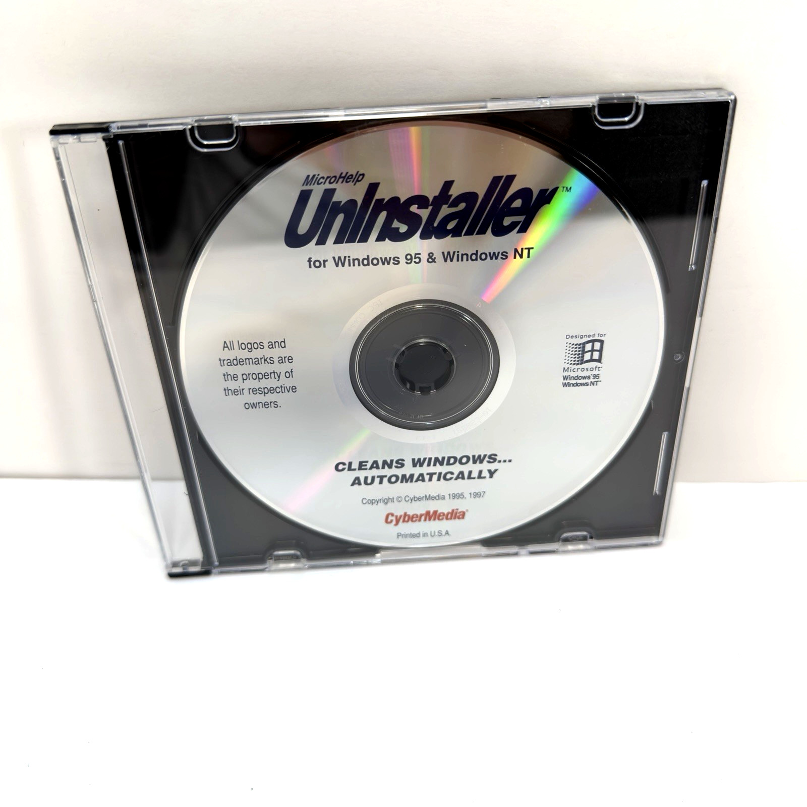 MicroHelp UnInstaller Windows 95 Windows NT CyberMedia Utility CD-ROM
